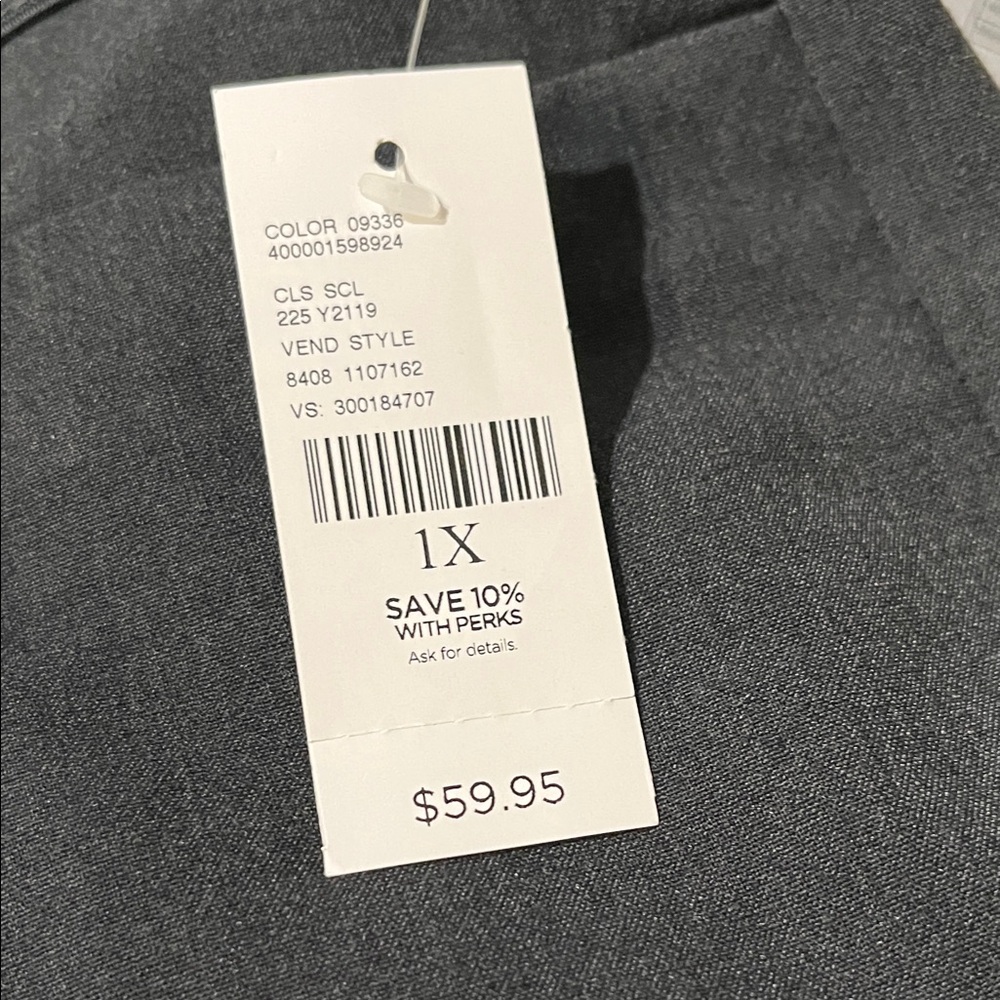 Catherines Gray Women's Pants